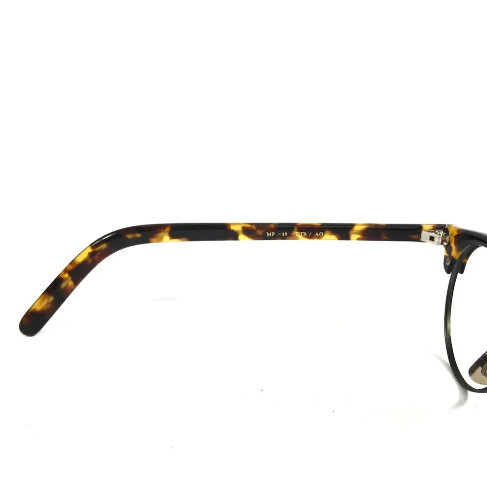 Vintage Oliver Peoples Eyeglasses Frames MP-15 DTB/AG Dk Tort Ant Gold 42-20-135